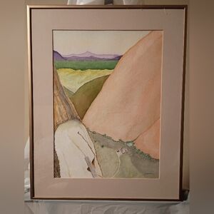 Margaret Crabbe Hiatt Original Watercolor Landscape Painting